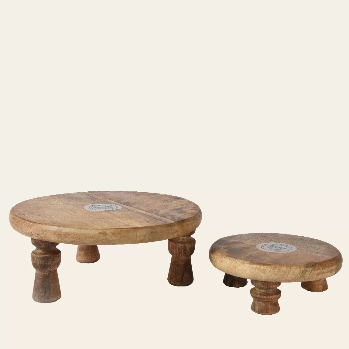 Ξύλινο Πλατώ 25 x 8 cm ΣΕΤ 2 ΤΜΧ