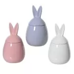 Βάζο-δοχείο Κεραμικό Σχήμα Λαγού 13cm x 25cm