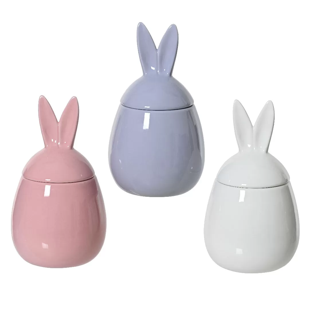 Βάζο-δοχείο Κεραμικό Σχήμα Λαγού 13cm x 25cm