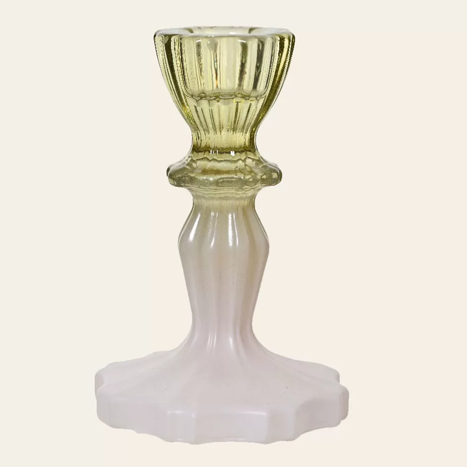 Γυάλινο κηροπήγιο 7.5cm x 11.2cm