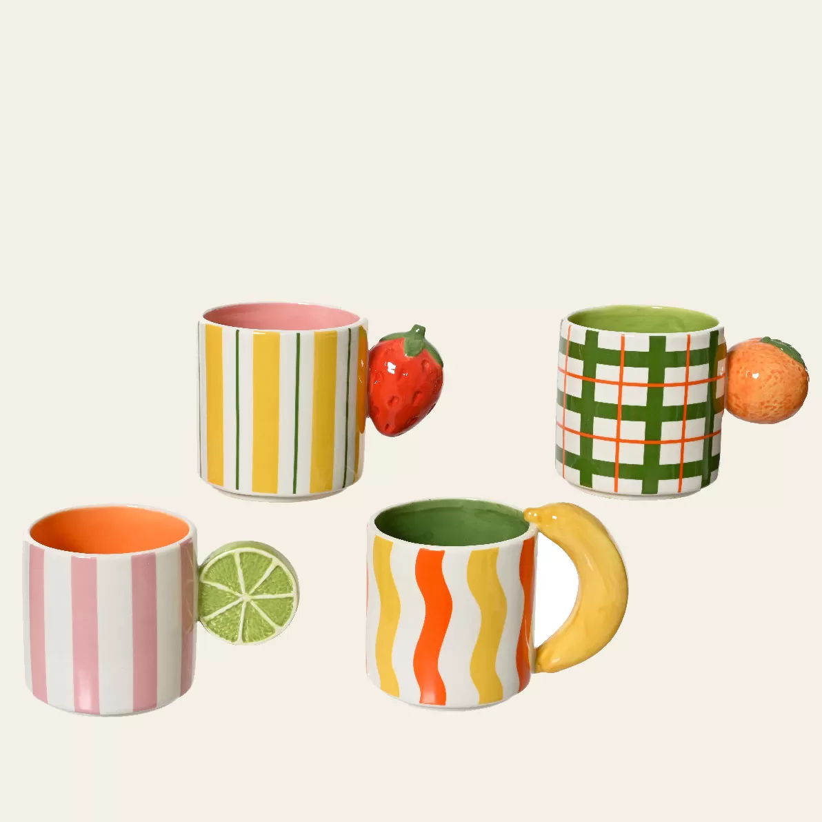 Κούπα με Λαβή Φρούτο 13.6 x 8. x 10.2 CM