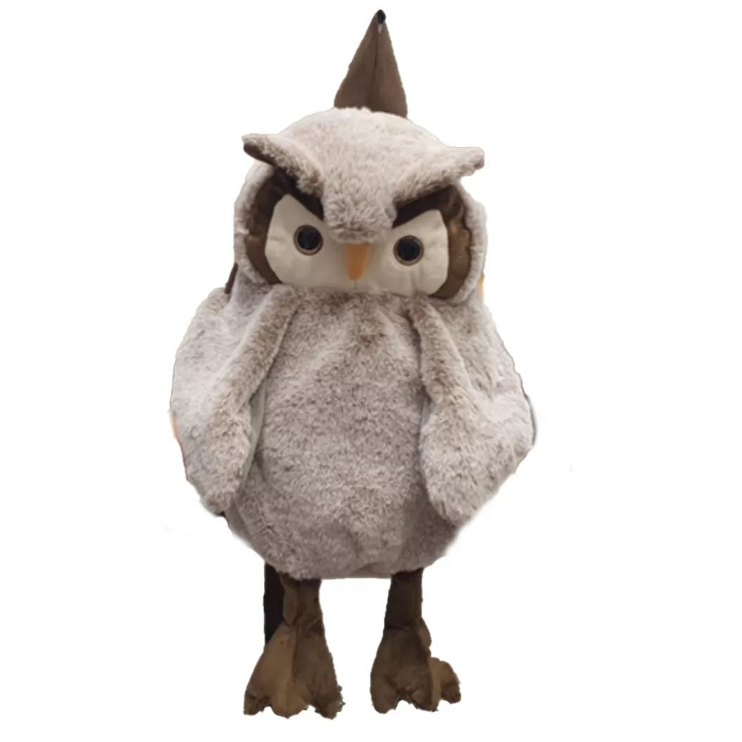 Λούτρινο Σακίδιο Πλάτης Κουκουβάγια 40cm