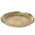 Μεταλλικός Χρυσός Δίσκος 30 x 3cm