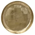 Μεταλλικός Χρυσός Δίσκος 30 x 3cm