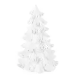 Κομψό έλατο ρητίνης λευκό 15 x 10 cm