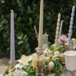 2 Κεριά Απαλό Κίτρινο Ø2,2 x 25 cm