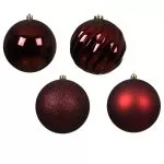 Χριστουγεννιάτικη Μπάλα Μπορντώ  Ø14 cm