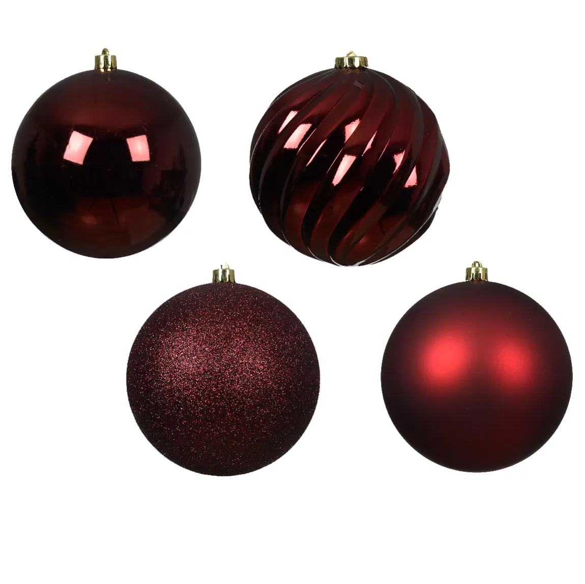Χριστουγεννιάτικη Μπάλα Μπορντώ  Ø14 cm