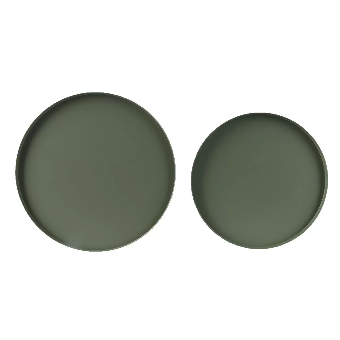 Μεταλλικοι Δίσκοι Χακί Σέτ 2 τμχ 35cm x 1.5cm