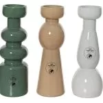 Κηροπήγιο Από Ανακυκλωμένο Γυαλί 6.5 x 20 cm