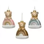 Στολίδι Rainbow Αρκουδάκι 11.3 x 8.3 x 13.5 cm