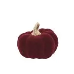 Κολοκύθα Βελούδο Μπορντώ και Χρυσό 9 x 7 cm