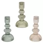 Κηροπήγιο Γυάλινο 9.5cm x 17.5 cm