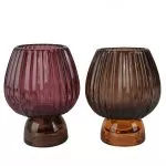 Κηροπήγιο Γυάλινο Ø10 x 13 cm