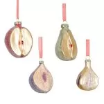 Γυάλινο Στολίδι 7.5 x 4.8 x 8 cm