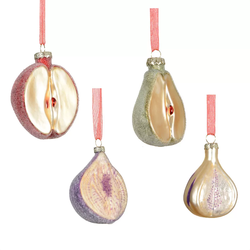 Γυάλινο Στολίδι 7.5 x 4.8 x 8 cm