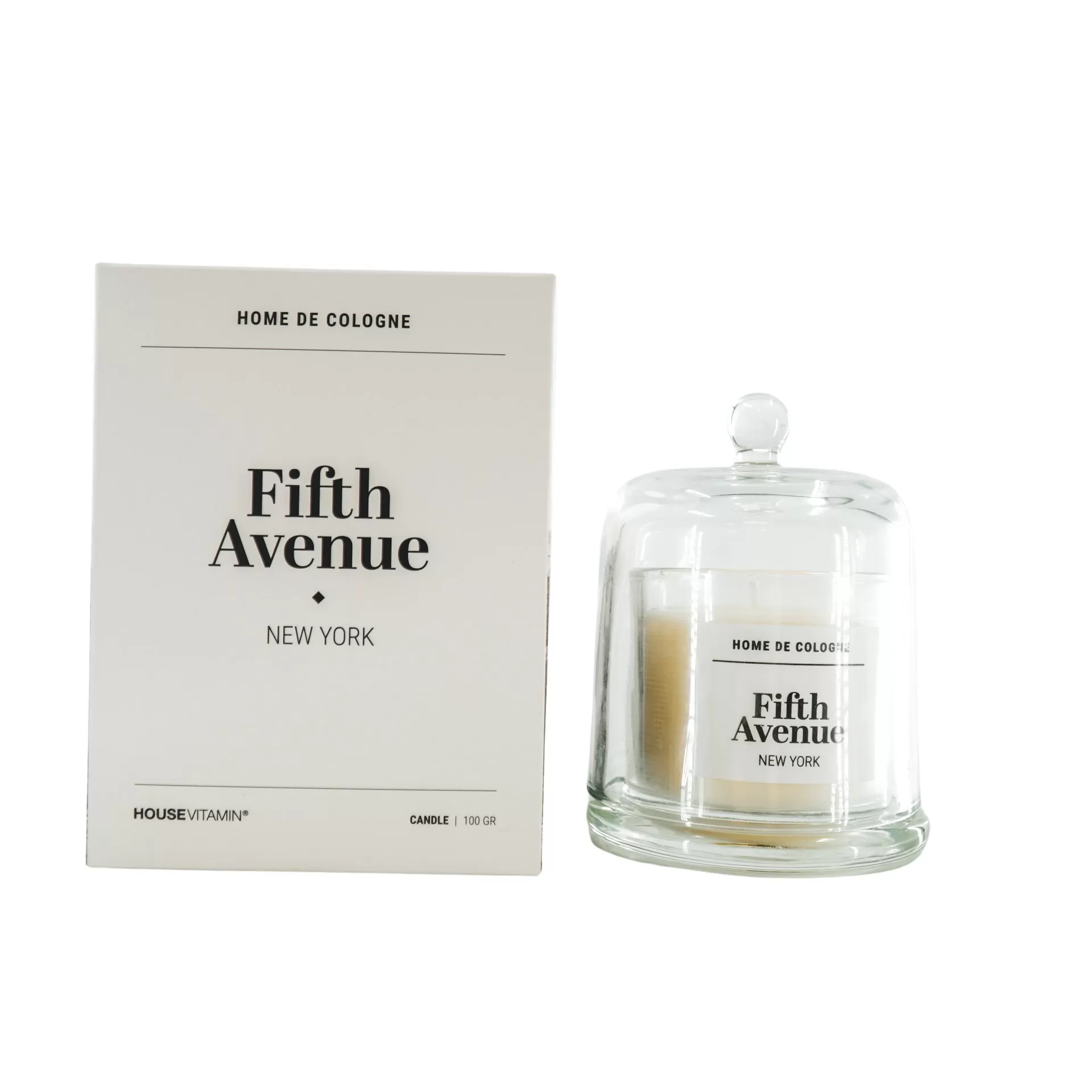 Αρωματικό Κερί  Γυάλινο 100gr  NewYork 6 x 6,5 cm