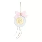 ΚΡΕΜΑΣΤΟ ΣΤΡΟΓΓΥΛΟ ΚΕΡΑΜΙΚΟ ME PLEXI MY 1st CHRISTMAS ΡΟΖ