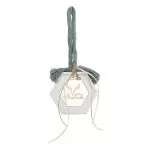 ΚΡΕΜΑΣΤΟ ΠΟΛΥΓΩΝΟ ΚΕΡΑΜΙΚΟ ΜΕ PLEXI MERRY CHRISTMAS ΓΑΛΑΖΟΠΡΑΣΙΝΟ