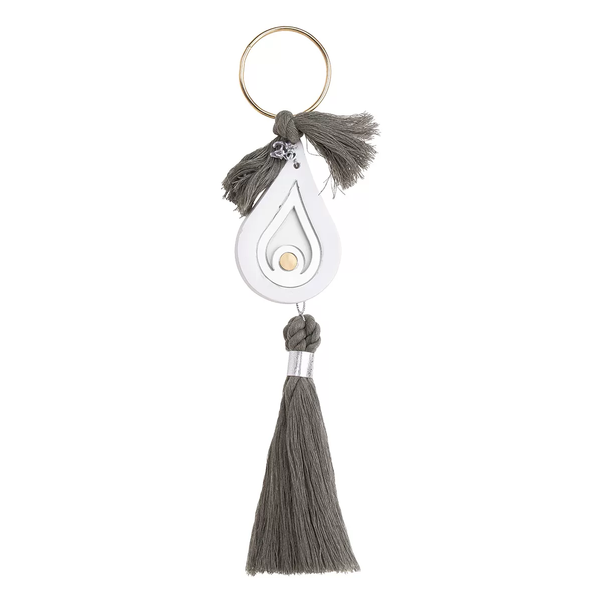 ΚΡΕΜΑΣΤΟ ΚΕΡΑΜΙΚΟ ΔΑΚΡΥ ΜΕ PLEXI GLASS MATI ΑΣΗΜΙ ΠΡΑΣΙΝΟ ΕΥΚΑΛΥΠΤΟΥ