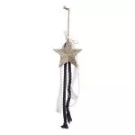 ΚΡΕΜΑΣΤΟ ΜΕΤΑΛΛΙΚΟ ΖΑΓΡΕ ΑΣΤΕΡΙ ΜΑΥΡΟ