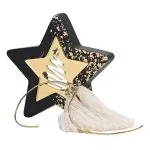 ΕΠΙΤΡΑΠΕΖΙΟ ΑΣΤΕΡΙ ΜΕ PLEXI GLASS ΜΑΥΡΟ