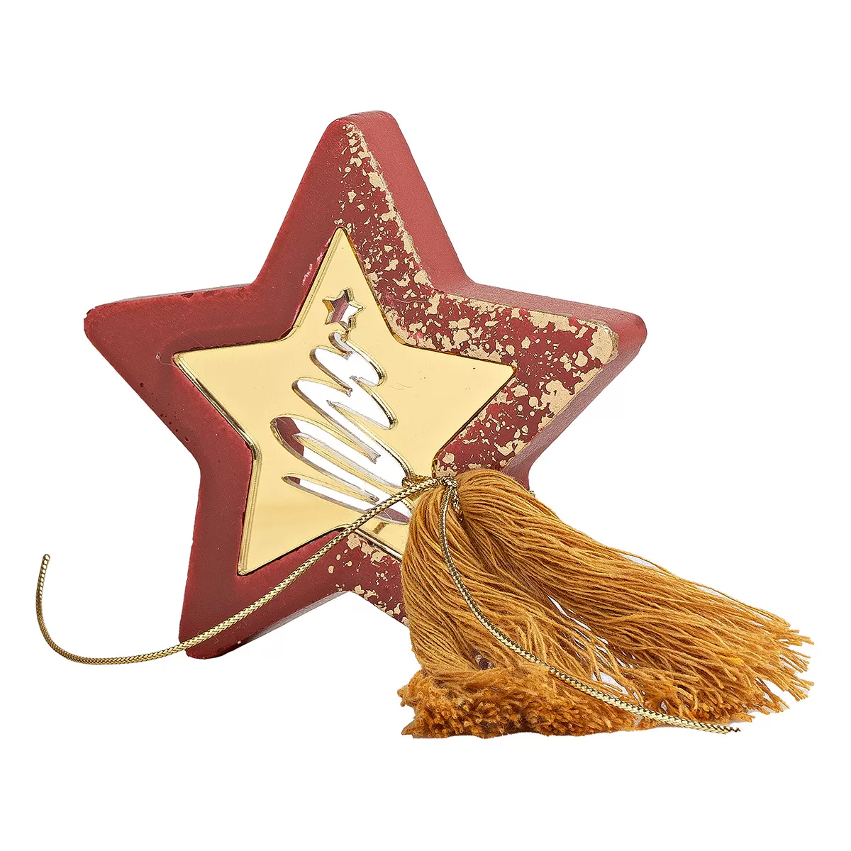 ΕΠΙΤΡΑΠΕΖΙΟ ΑΣΤΕΡΙ ΜΕ PLEXI GLASS ΚΟΚΚΙΝΟ