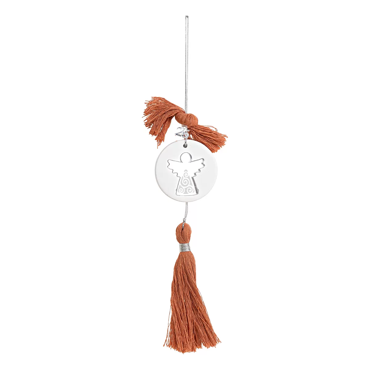 ΚΡΕΜΑΣΤΟ ΣΤΡΟΓΓΥΛΟ ΚΕΡΑΜΙΚΟ ME PLEXI ΑΓΓΕΛΟΣ ΑΣΗΜΙ ΤΕΡΑΚΟΤΑ