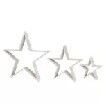 ΞΥΛΙΝΟ ΑΣΤΕΡΙ ΣΕΤ 3 ΤΜΧ 9 x 60 x 57 cm