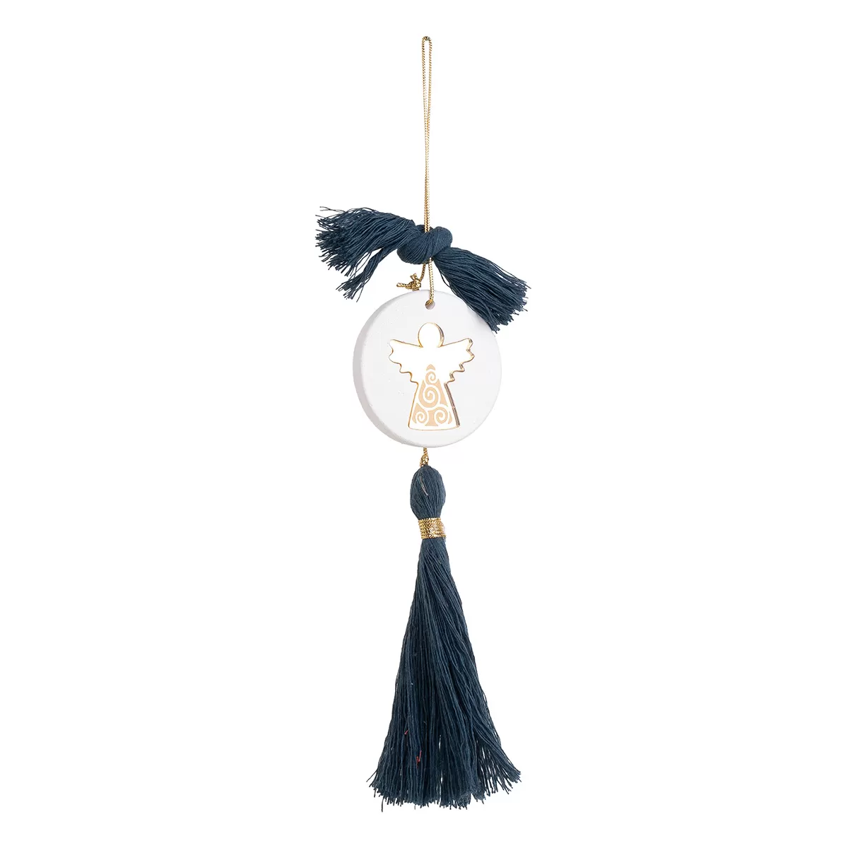 ΚΡΕΜΑΣΤΟ ΣΤΡΟΓΓΥΛΟ ΚΕΡΑΜΙΚΟ ME PLEXI ΑΓΓΕΛΟΣ ΧΡΥΣΟ ΠΕΤΡΟΛ