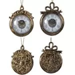 Στολίδι VINTAGE ΡΟΛΟΙ 11.5 x 2.2 x 13 cm