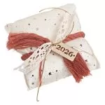 ΜΑΞΙΛΑΡΙ ΜΕ ΧΡΟΝ. Βελούδο Εκρού Με Χρυσά Αστέρια