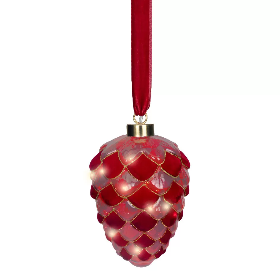 Φανάρι Εσωτερικού Χώρου με Led Κουκουνάρι 15cm x 21cm