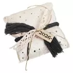 ΜΑΞΙΛΑΡΙ ΜΕ ΧΡΟΝ. Βελούδο Μαύρο Με Χρύσα Αστέρια