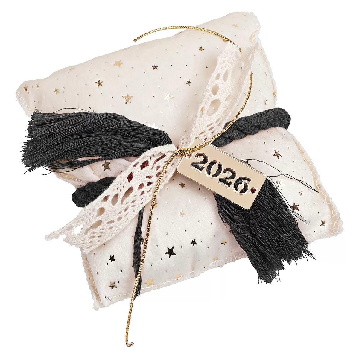 ΜΑΞΙΛΑΡΙ ΜΕ ΧΡΟΝ. Βελούδο Μαύρο Με Χρύσα Αστέρια