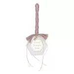 ΚΡΕΜΑΣΤΟ ΠΟΛΥΓΩΝΟ ΚΕΡΑΜΙΚΟ ΜΕ PLEXI ΑΓΑΠΗ ΕΥΤΥΧΙΑ ΥΓΕΙΑ ΜΩΒ