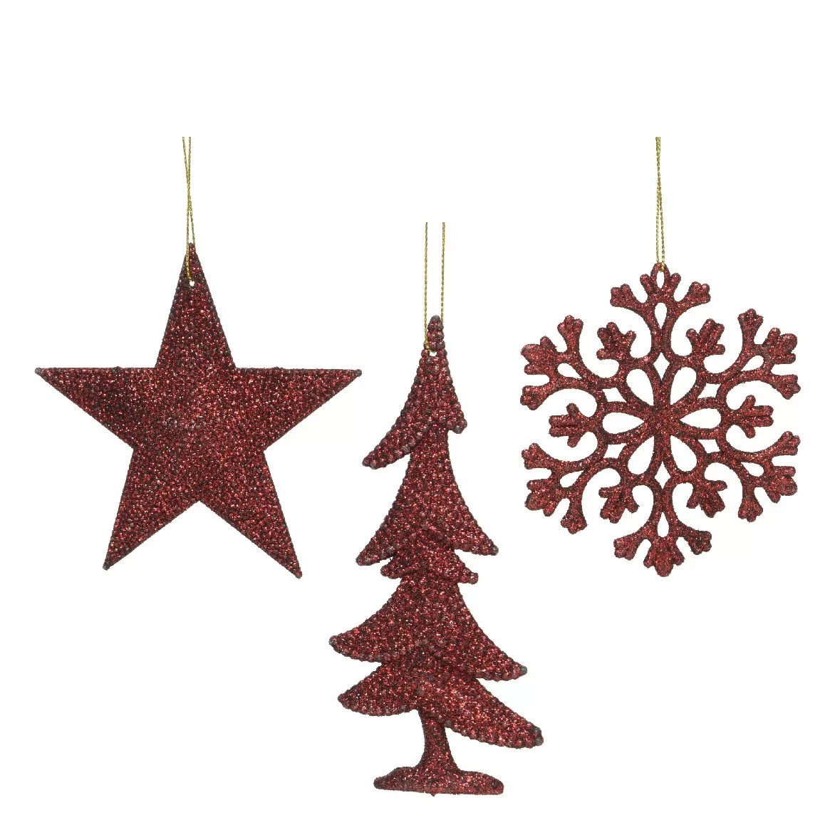 Μπορντό Στολίδι 0.8 x 10.5 x 10.5 cm